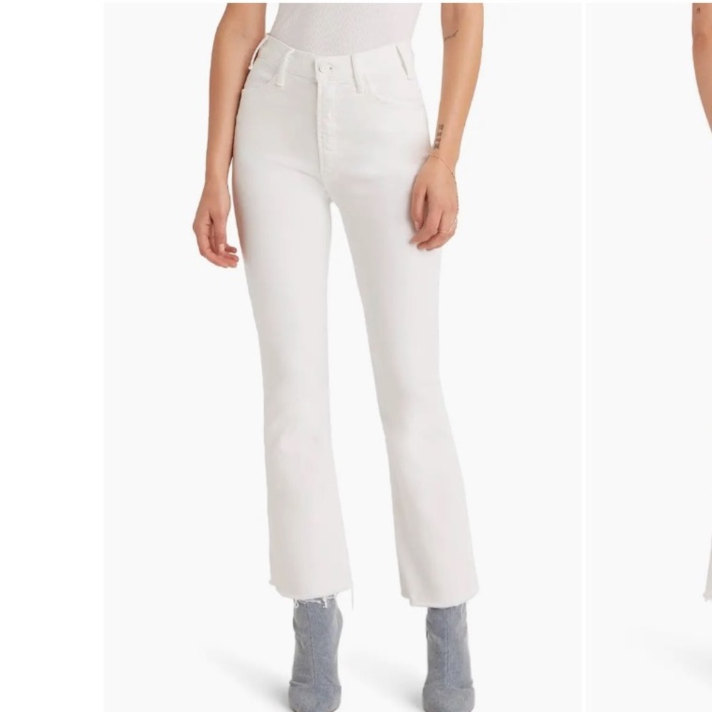 Mother Hustler High Waist Ankle Bootcut Jeans